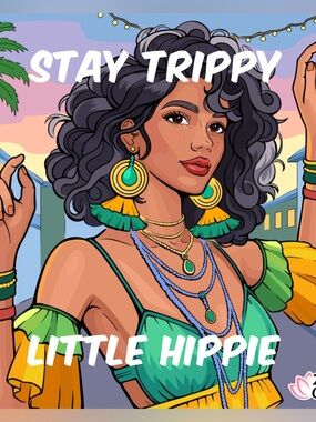 NOT FOR SALE!! Stay Trippy Little Hippie Art Print